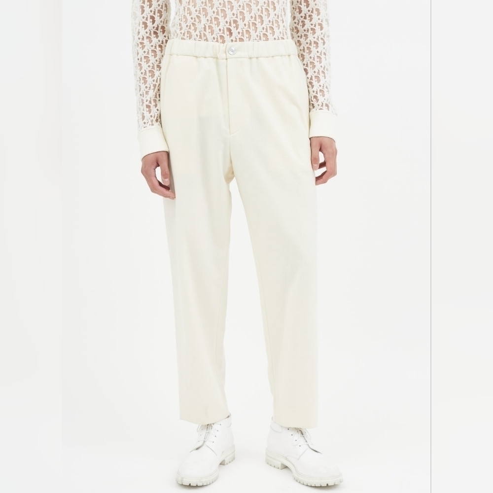 Jil Sander cream wool trousers size 36(52) new no tags